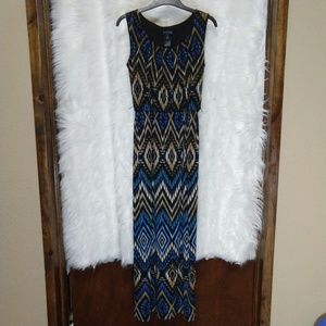 ENFOCUS STUDIO Geometric floor length dress